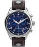 TWG030000 Timex X Pan Am Chronograph 42mm Leather Strap Watch Primary Image