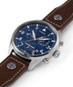 TWG030000 Pan Am x Timex Chronograph 42mm Leather Strap Watch Collab Additional Image