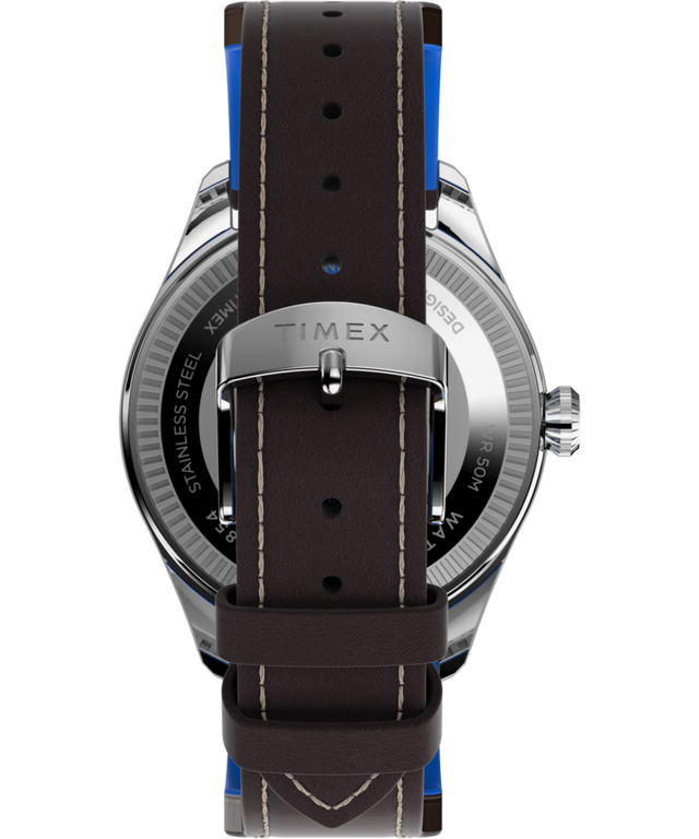 TWG030100 Pan Am x Timex Day-Date 42mm Leather Strap Watch Strap Image