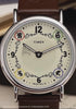 Video showcasing Harry Potter x Timex Weekender Ravenclaw watch highlighting dial artwork, leather strap, and blue INDIGLO feature.
