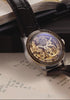 Video showcasing Harry Potter x Timex Waterbury Skeleton Automatic watch, highlighting skeleton dial, Hogwarts crest, and exhibition caseback.