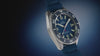 TW3A01900 Rotating studio view of the blue Deepwater Arctic 200 watch, highlighting its dial, bezel, stainless-steel case, and strap.