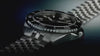 Timex Deepwater Arctic dive watch video showing water resistance, lume visibility, and stainless steel design