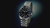 Timex Deepwater Arctic blue dial dive watch video highlighting water resistance, lume, and stainless steel design