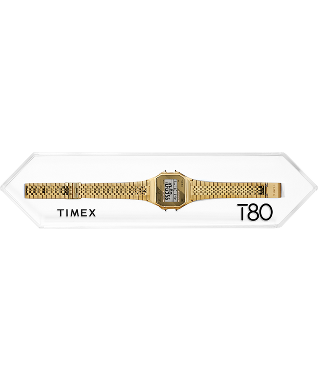 TW2R79000U8 Timex T80 34mm Stainless Steel Expansion Band Watch alternate 2 image