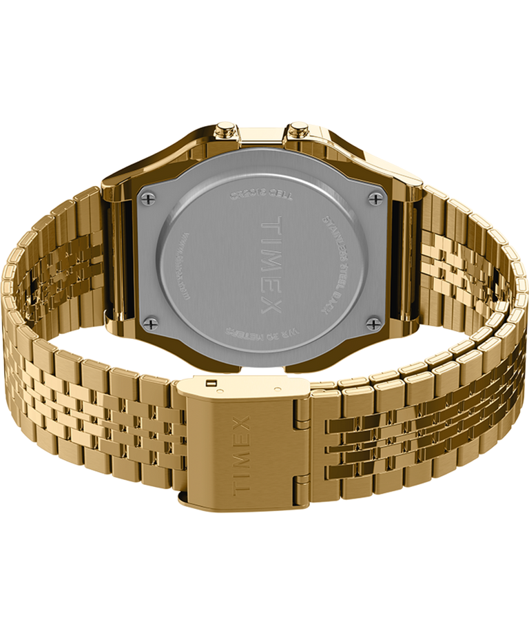 TW2R79200U8 Timex T80 34mm Stainless Steel Bracelet Watch caseback image