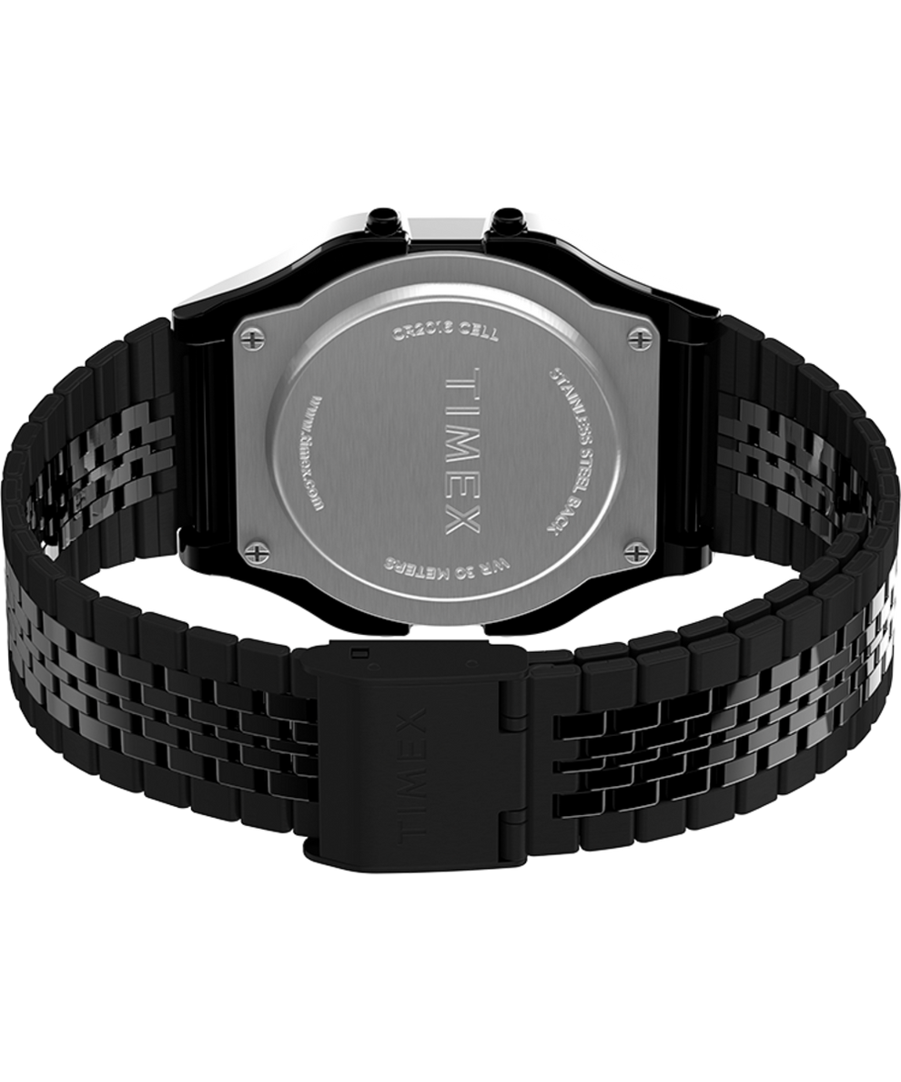 TW2R79400U8 Timex T80 34mm Stainless Steel Bracelet Watch caseback image