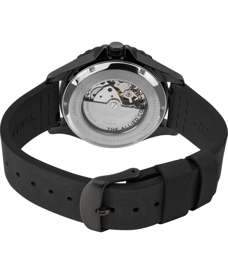 TW2U100007U Navi XL Automatic 41mm Leather Strap Watch caseback image