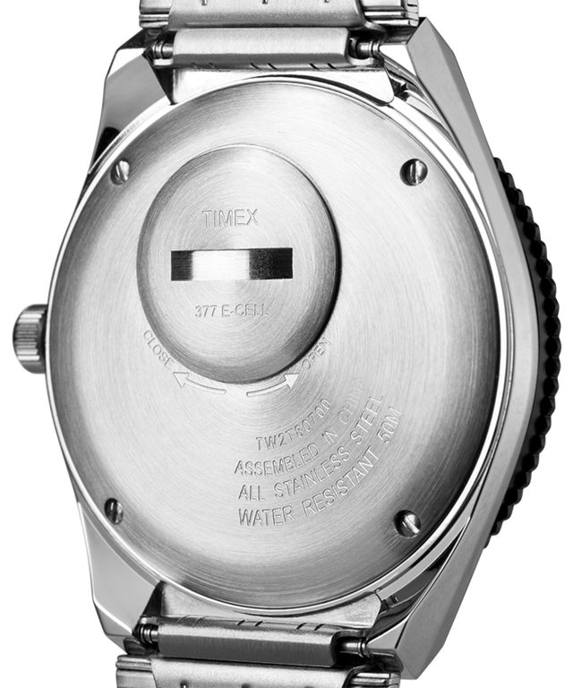 TW2U609007U Q Timex Reissue 38mm Stainless Steel Bracelet Watch caseback image