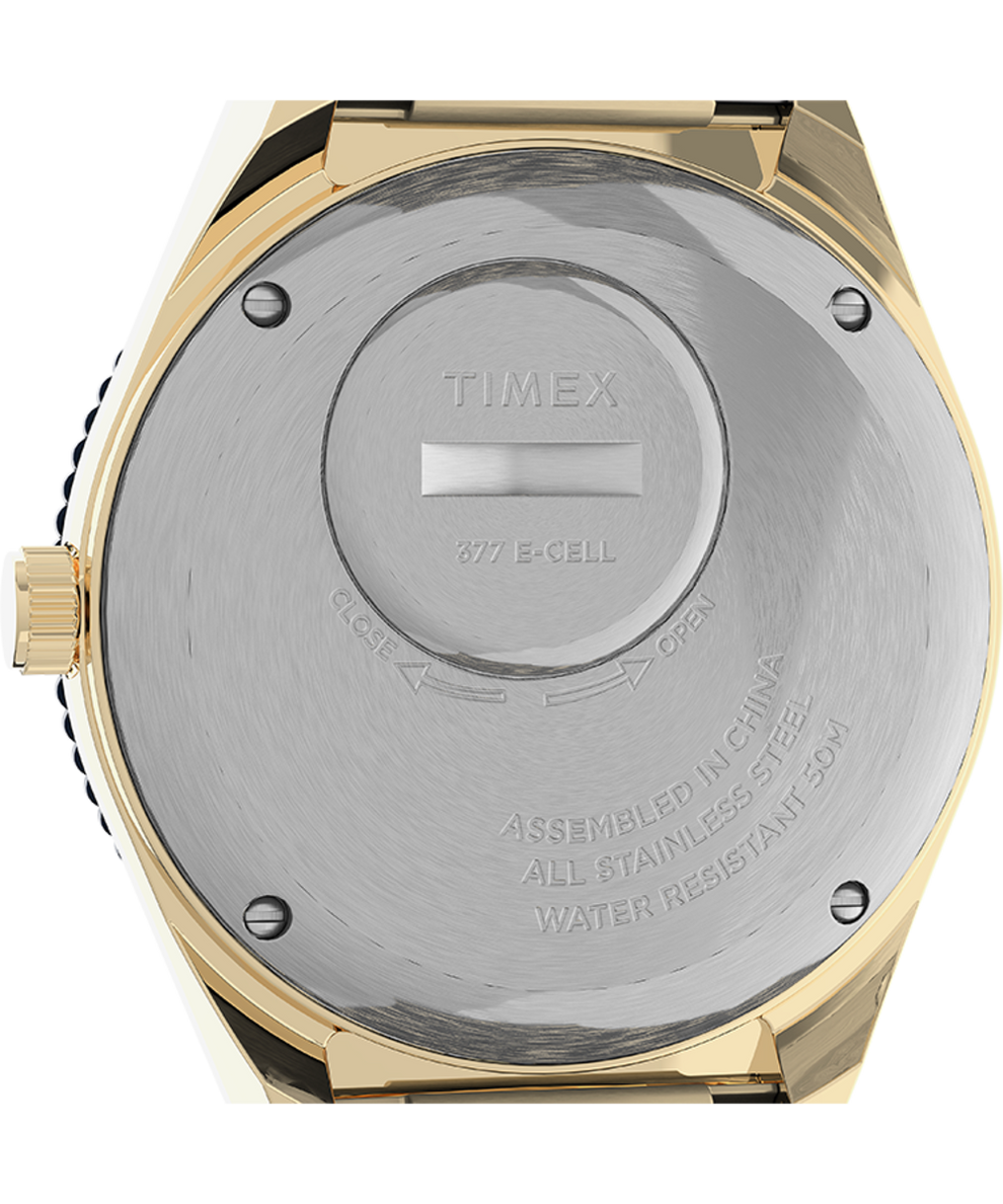 TW2U620007U Q Timex Reissue 38mm Stainless Steel Bracelet Watch caseback image