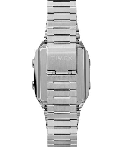 TW2U724007U Q Timex Reissue Digital LCA 32.5mm Stainless Steel Bracelet Watch strap image