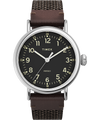 TW2U89600UK Timex Standard 40mm Fabric and Leather Strap Watch primary image