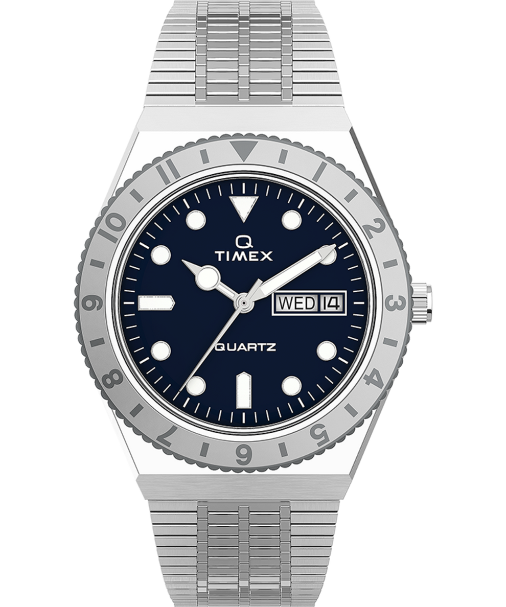 TW2U95500UK Q Timex 36mm Stainless Steel Bracelet Watch primary image