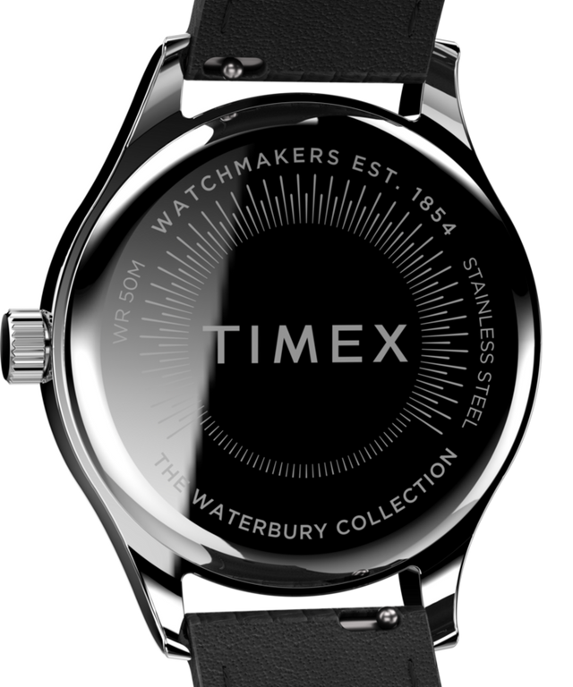 TW2U97700UK Waterbury Traditional 34mm Leather Strap Watch caseback image