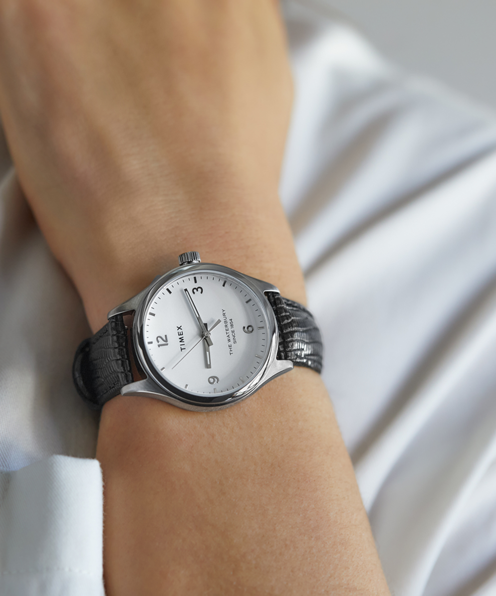 TIMEX Waterbury Traditional 34mm Stainless Steel Bracelet Watch