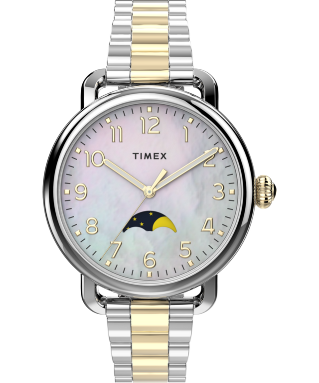 TW2U98400UK Timex Standard 34mm Stainless Steel Bracelet Watch primary image