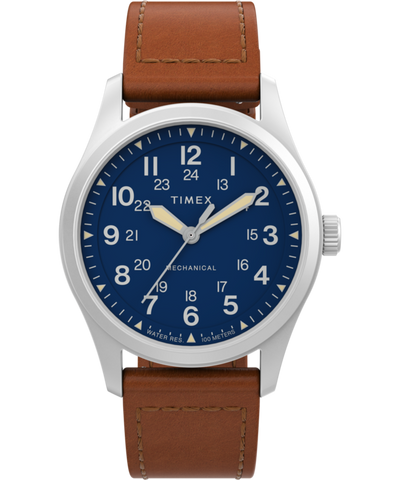 TW2V00700QY Expedition North Field Post Mechanical 38mm Eco-Friendly Leather Strap Watch primary image