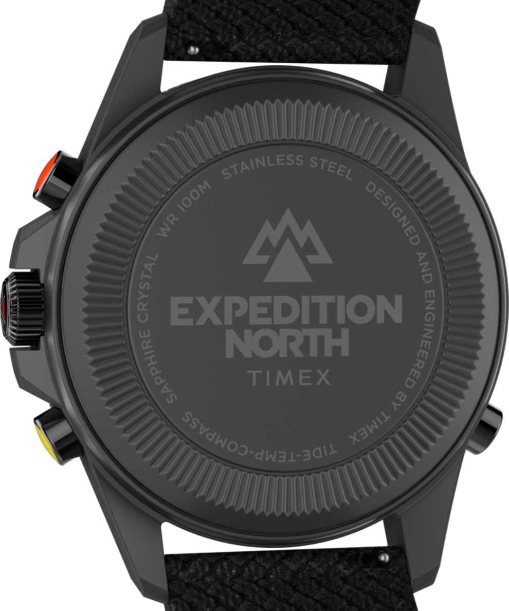 TW2V03900QY Expedition North® Tide-Temp-Compass 43mm Eco-Friendly Fabric Strap Watch caseback image