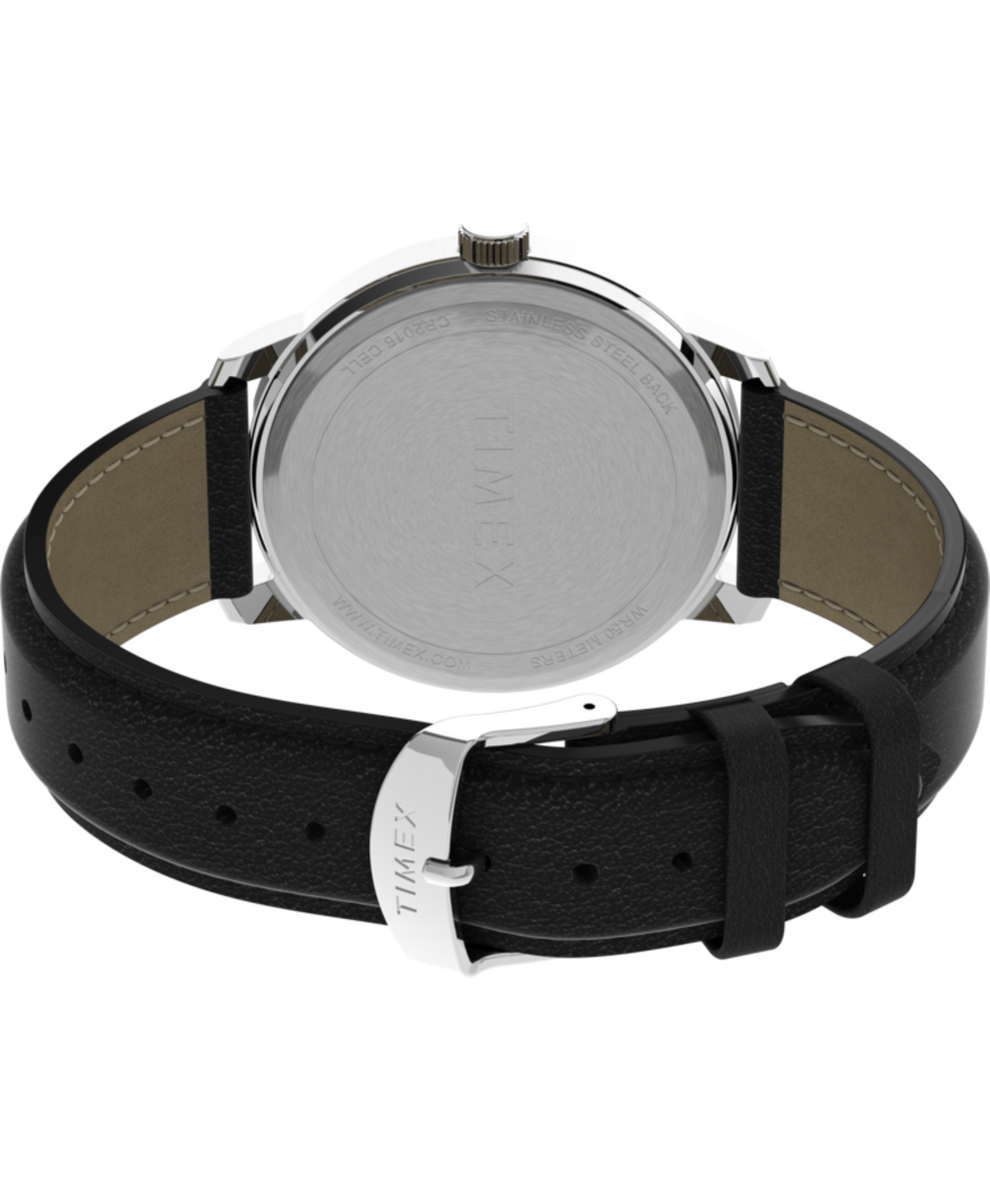 TW2V21400UK Easy Reader® Bold 43mm Leather Strap Watch back (with strap) image