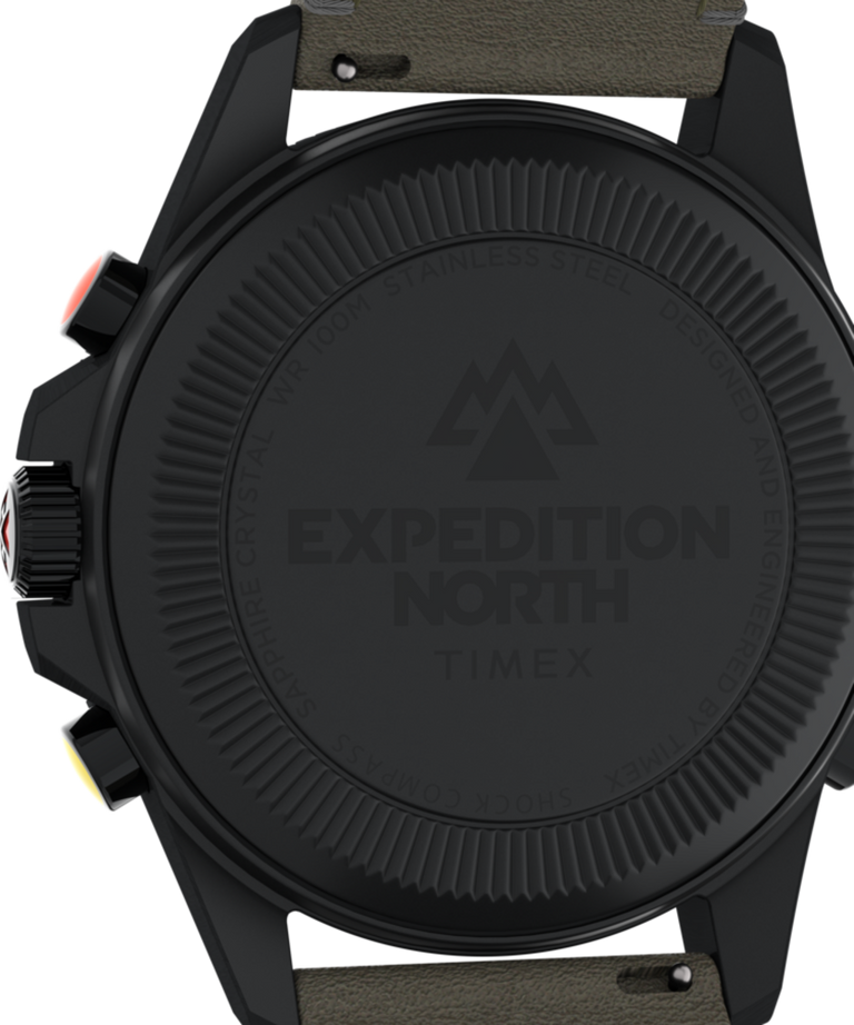 TW2V21800QY Expedition North® Tide-Temp-Compass 43mm Eco-Friendly Leather Strap Watch caseback image