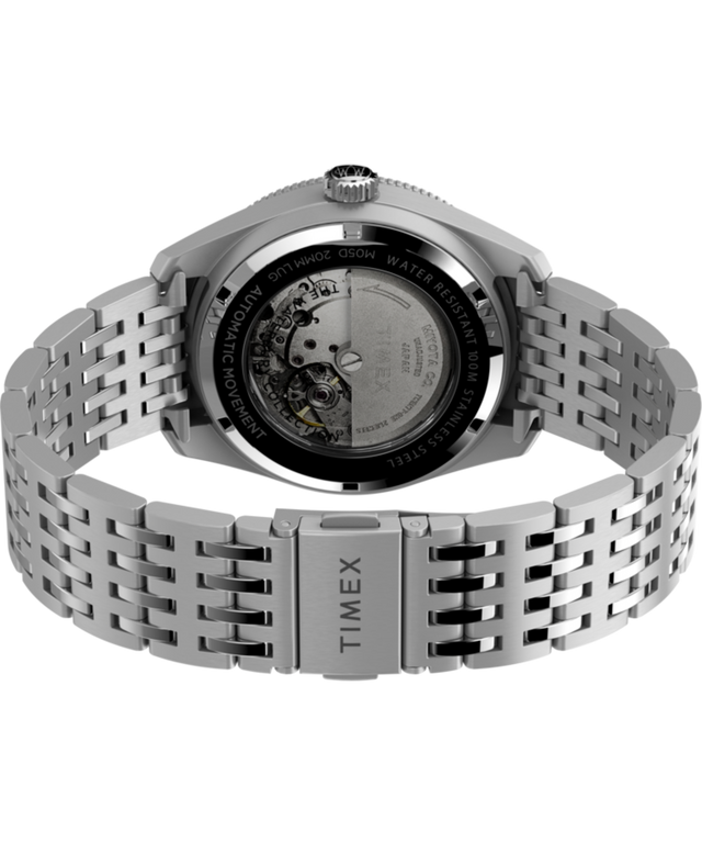 TW2V24900UK Waterbury Dive Automatic 40mm Stainless Steel Bracelet Watch back (with strap) image