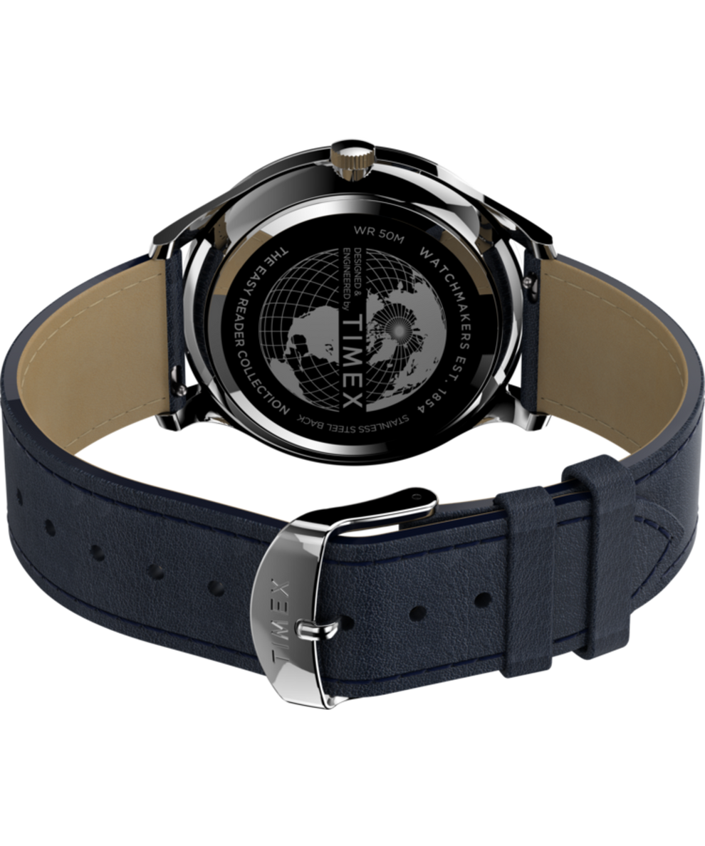 TW2V27900UK Easy Reader® 40mm Leather Strap Watch back (with strap) image