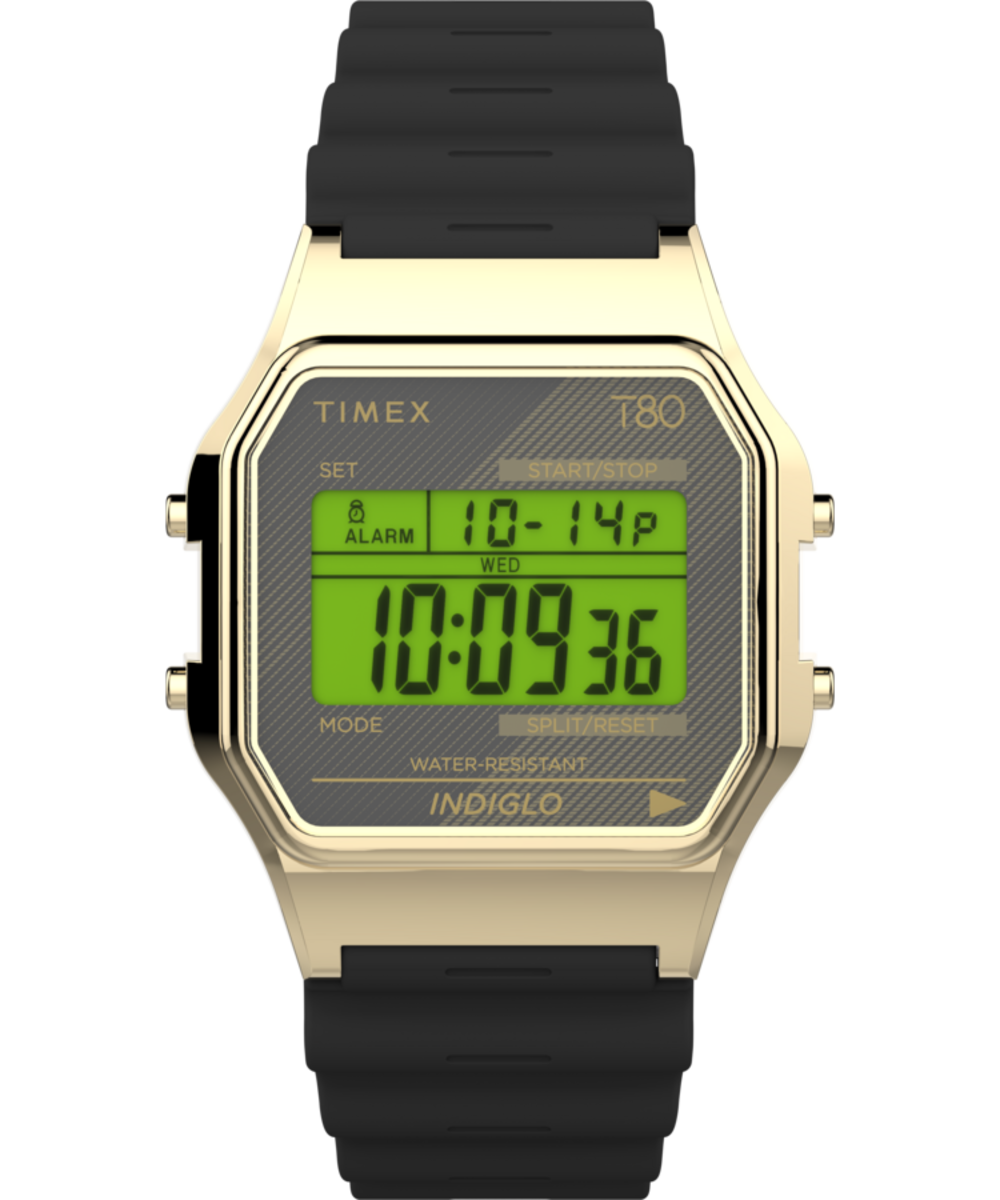 Timex T80 34mm Resin Strap Watch