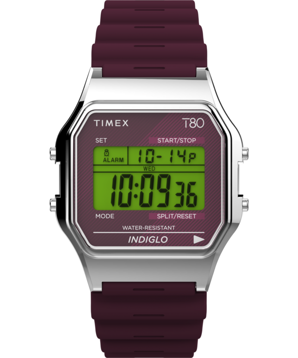 TW2V41300U8 Timex T80 34mm Resin Strap Watch primary image