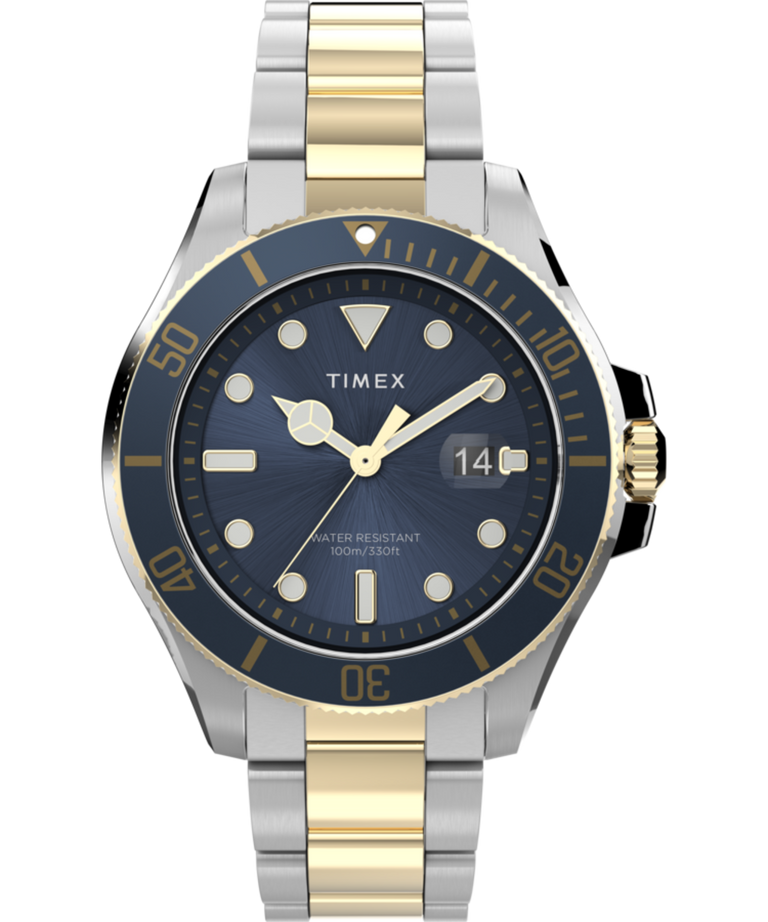 TW2V42000UK Harborside Coast 43mm Stainless Steel Bracelet Watch primary image