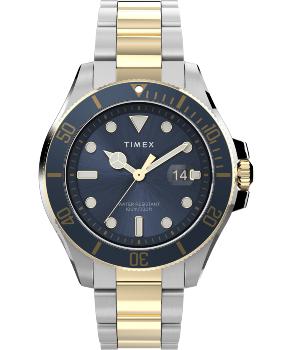 TW2V42000UK Harborside Coast 43mm Stainless Steel Bracelet Watch primary image