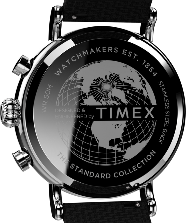 TW2V43700UK Timex Standard Chronograph 41mm Fabric Strap Watch caseback image