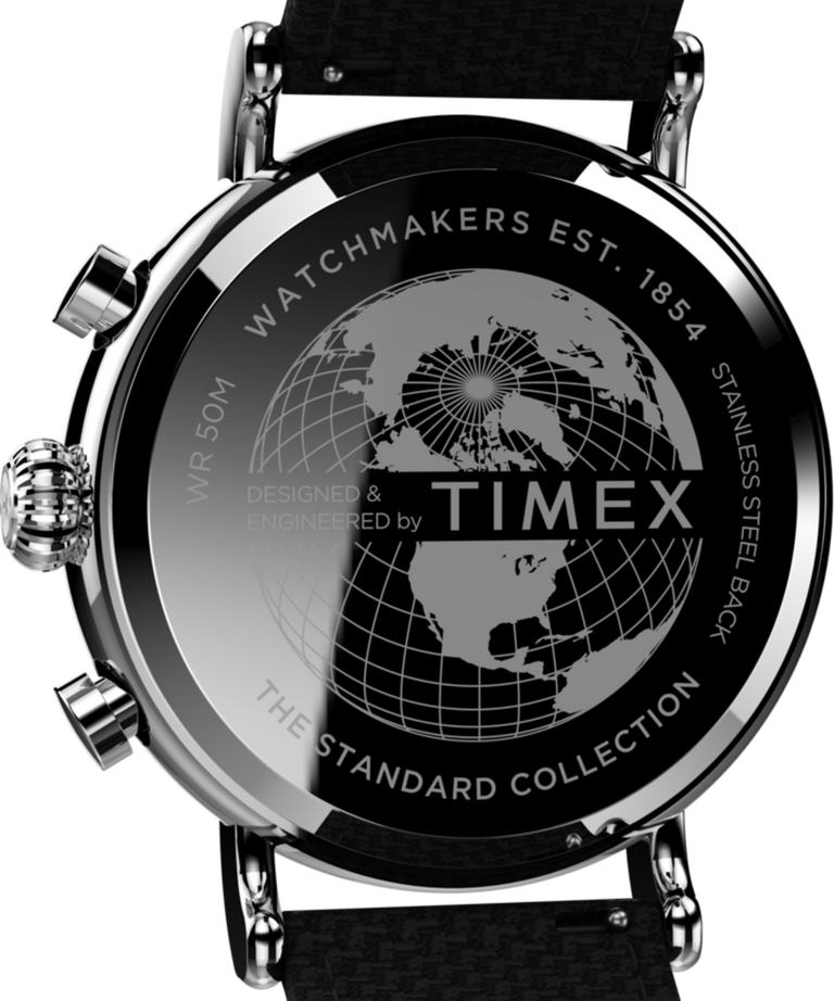 TW2V43900UK Timex Standard Chronograph 41mm Fabric Strap Watch caseback image