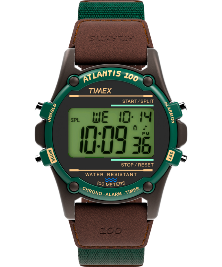 TW2V44300UK Atlantis 40mm Fabric and Leather Strap Watch primary image