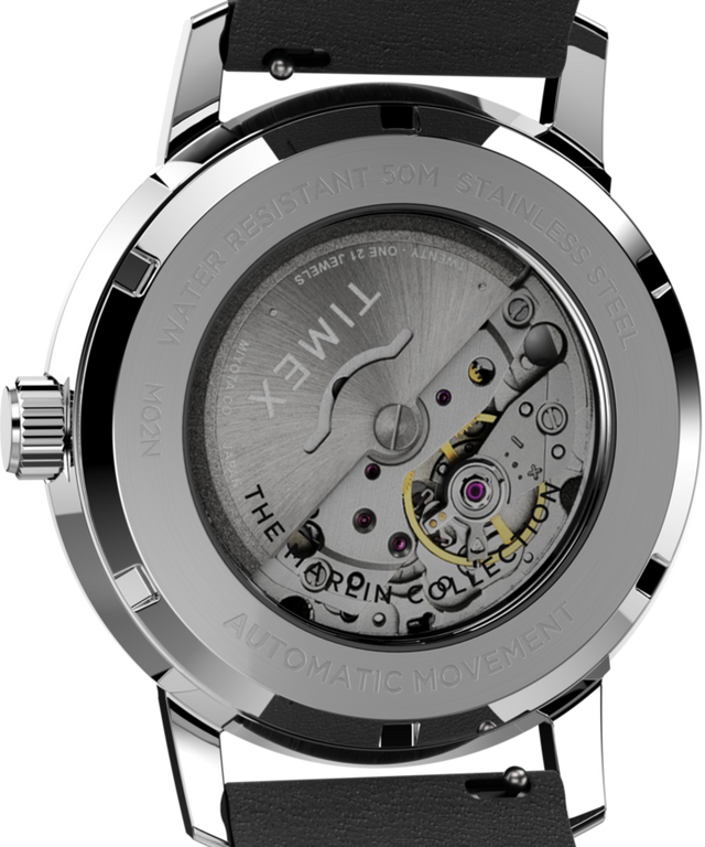 TW2V446007U Marlin® Automatic 40mm Leather Strap Watch caseback image