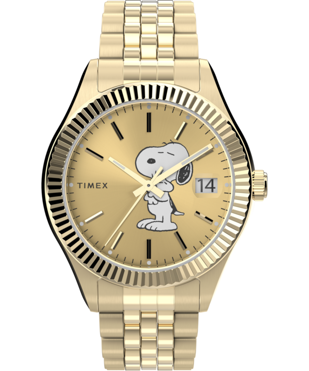TW2V47300UK Timex Legacy x Peanuts 34mm Stainless Steel Bracelet Watch primary image