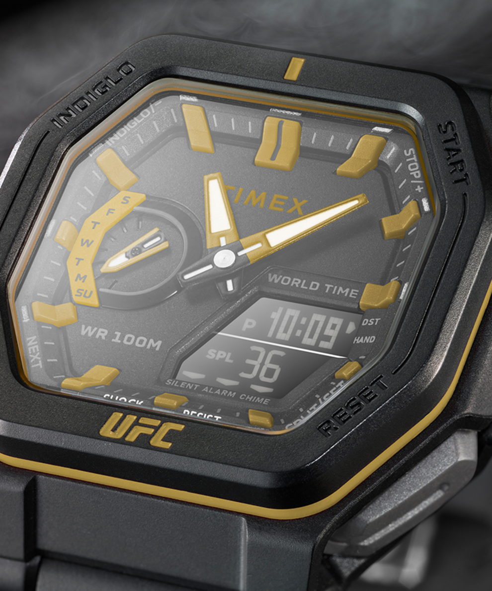 TW2V55300QY Timex UFC Colossus 45mm Resin Strap Watch lifestyle 2 image