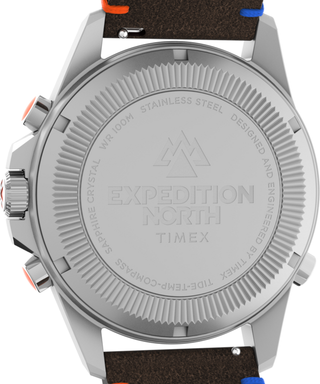 TW2V64400QY Expedition North® Tide-Temp-Compass 43mm Eco-Friendly Leather Strap Watch caseback image