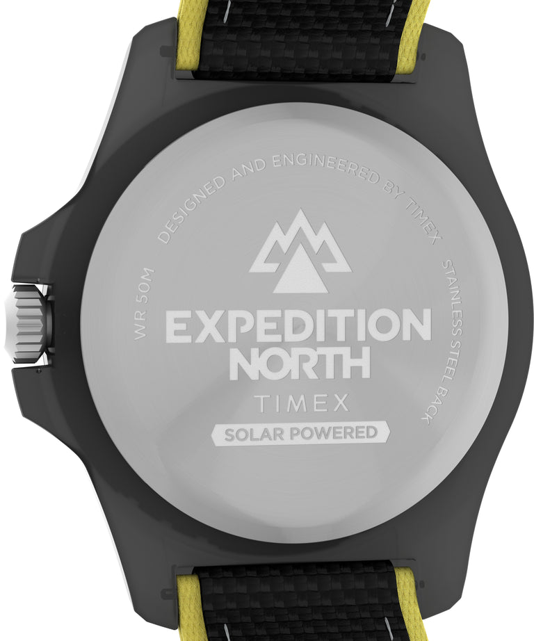 TW2V66200 Expedition North® Freedive Ocean #tide Fabric Strap Watch Back with Strap Image