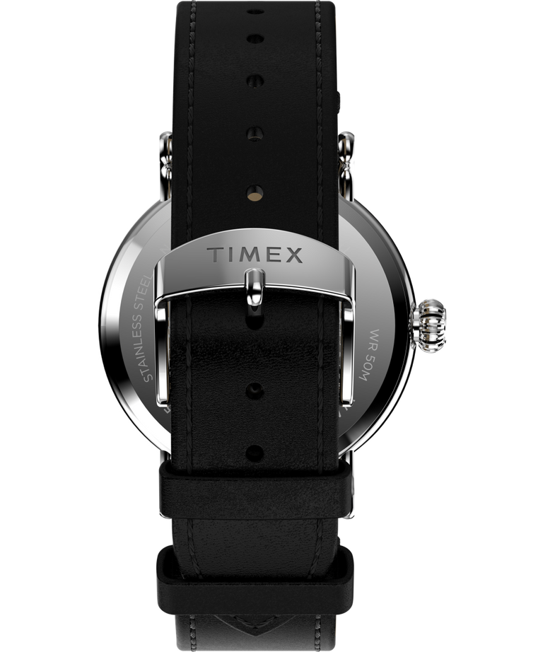 TW2V67500UK Timex Standard Dia de los Muertos 40mm Leather Strap Watch strap image