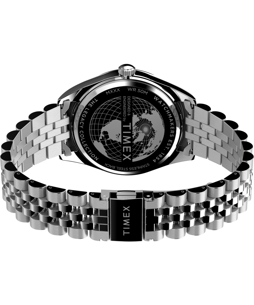 TW2V68000UK Legacy Day and Date 41mm Stainless Steel Bracelet Watch back (with strap) image