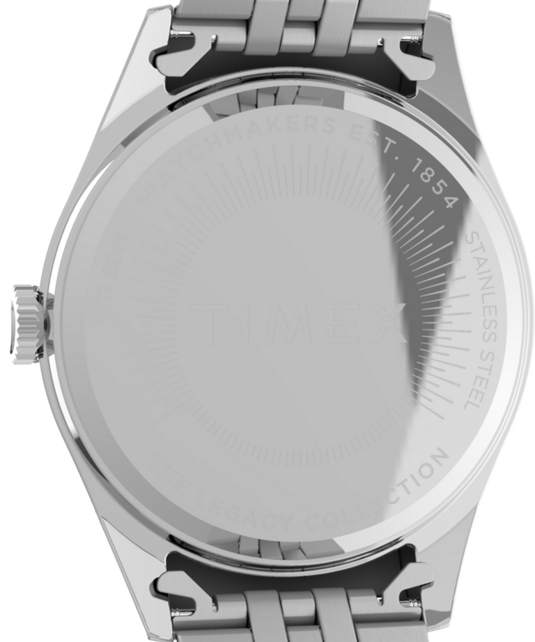 TW2V68400UK Legacy Day and Date 36mm Stainless Steel Bracelet Watch caseback image