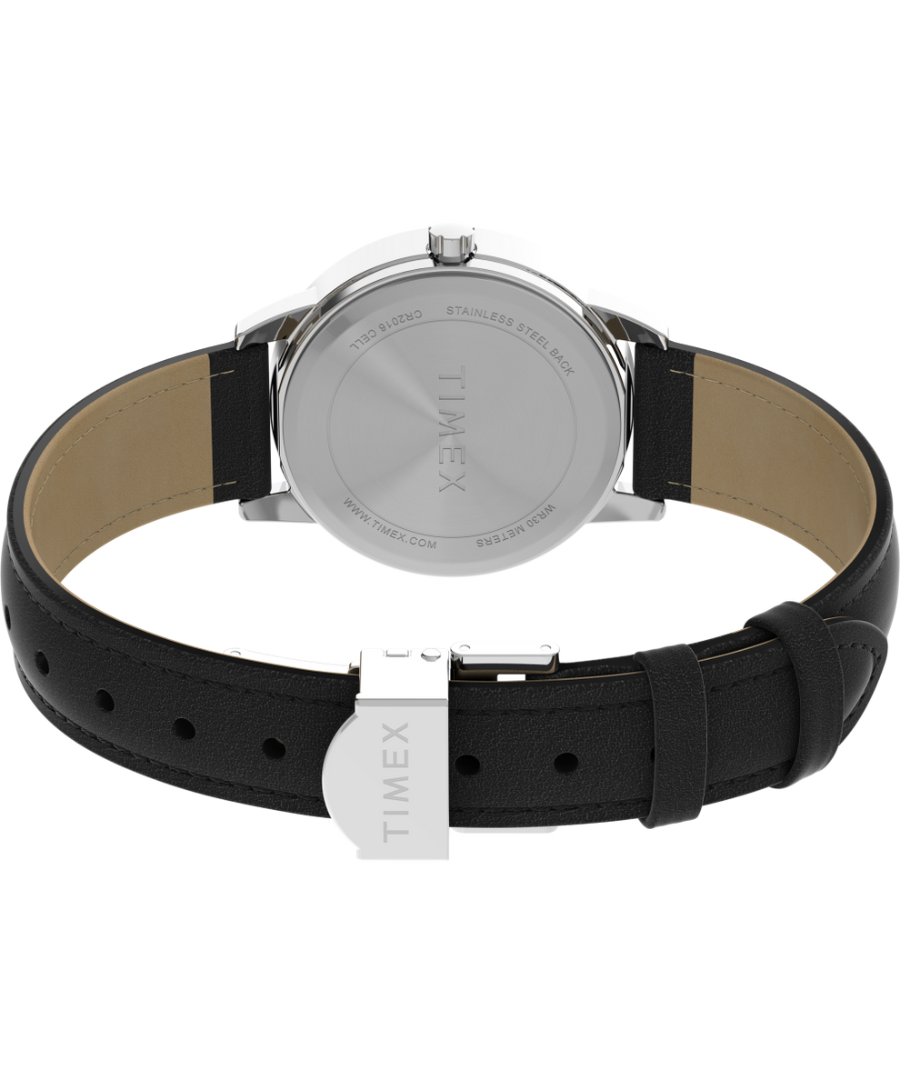 TW2V69100UK Easy Reader® 30mm One-Time Adjustable Leather Strap Watch back (with strap) image