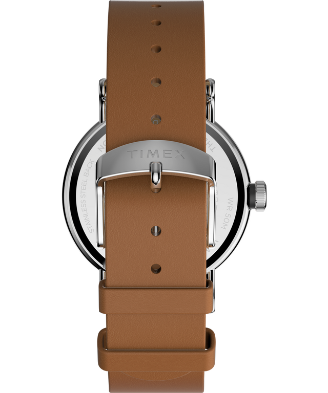 TW2V71500UK Timex Standard Sub-Second 40mm Apple Skin Leather Strap Watch strap image