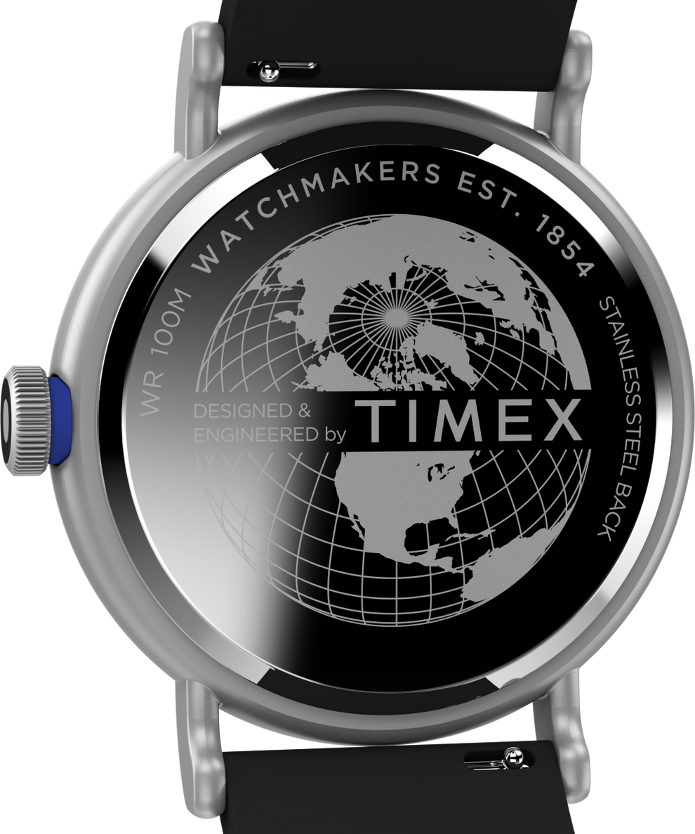 TW2V71800UK Timex Standard Diver 43mm Eco-Friendly Resin Strap Watch caseback image