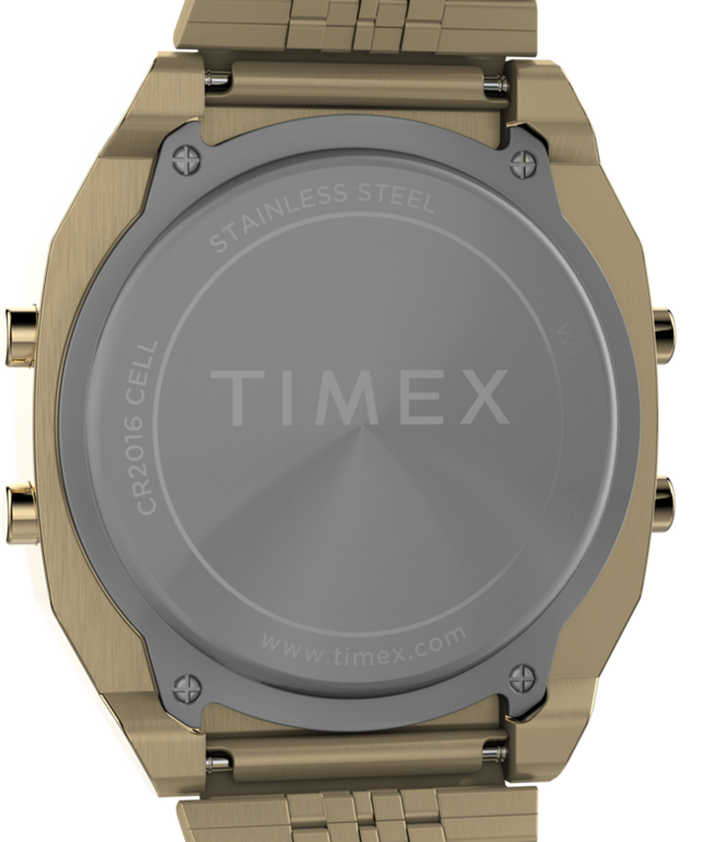 TW2V74300U8 Timex T80 Steel 36mm Stainless Steel Bracelet Watch caseback image