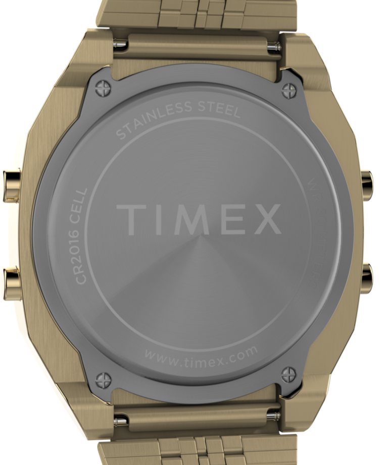 TW2V74300U8 Timex T80 Steel 36mm Stainless Steel Bracelet Watch caseback image