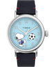 TW2V82000UK Timex Standard x Peanuts Featuring Snoopy Soccer 40mm Leather Strap Watch primary image
