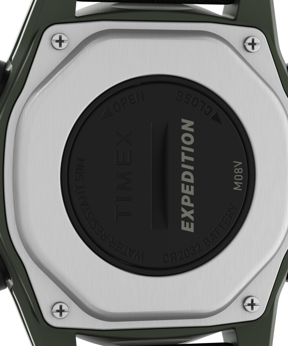 TW4B27000UK Expedition® Trailblazer+ 43mm Mixed Material Strap Watch caseback image