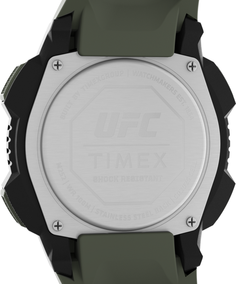 TW4B27500QY Timex UFC Core Shock 45mm Resin Strap Watch caseback image