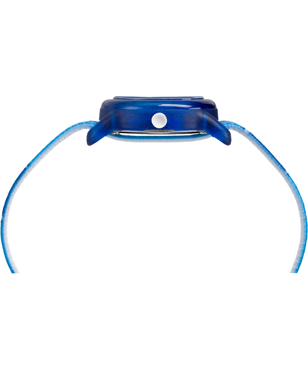 TW7C16500YN TIMEX TIME MACHINES® 29mm Blue Soccer Elastic Fabric Kids Watch profile image
